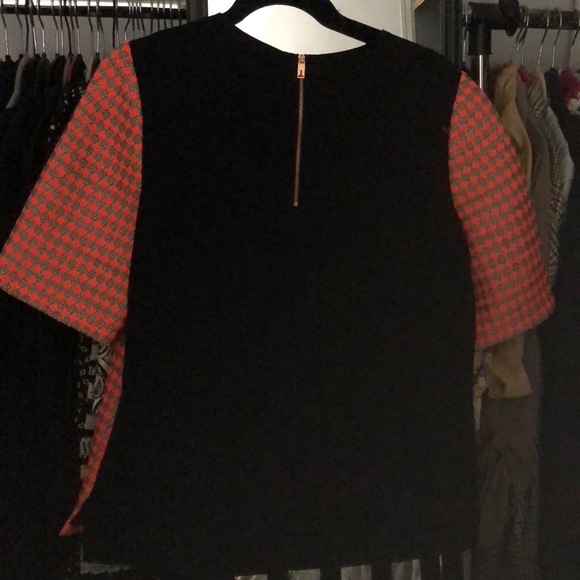 Ted Baker embellished collar top sz 3 (8-10) - Picture 2 of 4